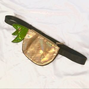 ASOS Metallic Pineapple Fanny Pack